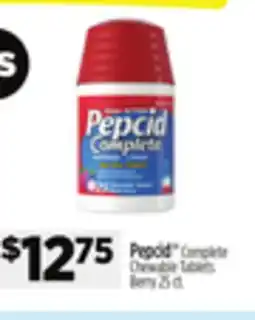 Dollar General Pepcid Complete Chewable Tablets offer