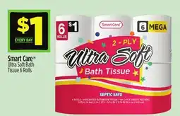Dollar General Smart Care Ultra Soft Bath Tissue offer
