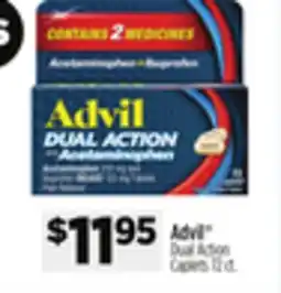 Dollar General Advil Dual Action Caplets offer