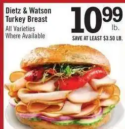 Price Chopper Dietz & Watson Turkey Breast offer