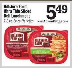 Price Chopper Hillshire Farm Ultra Thin Sliced Deli Lunchmeat offer