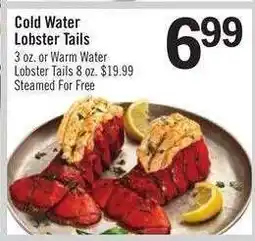 Price Chopper Cold Water Lobster Tails offer