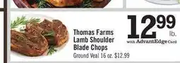 Price Chopper Thomas Farms Lamb Shoulder Blade Chops offer