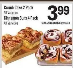 Price Chopper Cinnamon Buns 4 Pack offer