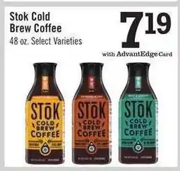 Price Chopper Stōk Cold Brew Coffee offer