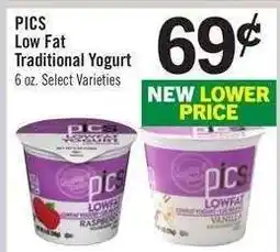 Price Chopper PICS Low Fat Traditional Yogurt offer