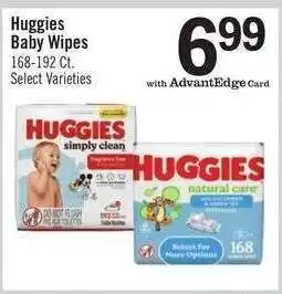 Price Chopper Huggies Baby Wipes offer