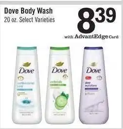 Price Chopper Dove Body Wash offer
