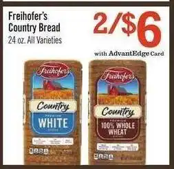 Price Chopper Freihofer’s Country Bread offer