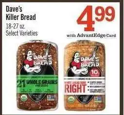 Price Chopper Dave's Killer Bread offer