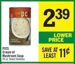 Price Chopper PICS Cream of Mushroom Soup offer