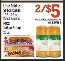 Price Chopper PICS Italian Bread offer