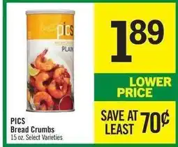 Price Chopper PICS Bread Crumbs offer