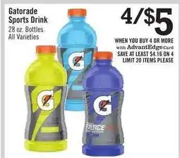 Price Chopper Gatorade Sports Drink offer