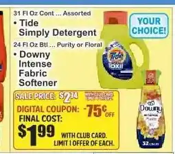 Key Food Downy Intense Fabric Softener offer