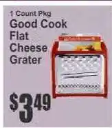 Key Food Good Cook Flat Cheese Grater offer