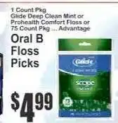 Key Food Oral B Floss Picks offer