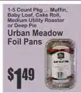 Key Food Urban Meadow Foil Pans offer