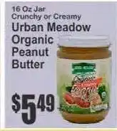 Key Food Urban Meadow Organic Peanut Butter offer