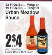 Key Food Urban Meadow Sauce offer