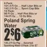 Key Food Poland Spring Water offer