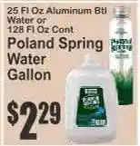 Key Food Poland Spring Water Gallon offer