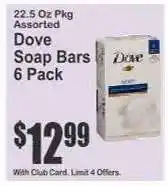 Key Food Dove Soap Bars 6 Pack offer