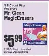 Key Food Mr. Clean MagicErasers offer