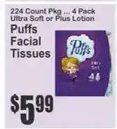 Key Food Puffs Facial Tissues offer