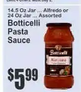 Key Food Botticelli Pasta Sauce offer