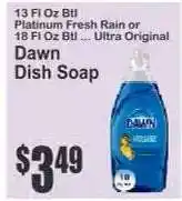 Key Food Dawn Dish Soap offer