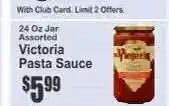 Key Food Victoria Pasta Sauce offer
