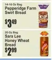 Key Food Sara Lee Honey Wheat Bread offer