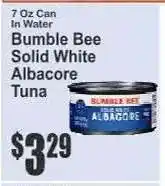 Key Food Bumble Bee Solid White Albacore Tuna offer