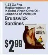 Key Food Brunswick Sardines offer