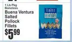 Key Food Buena Ventura Salted Pollock Fillets offer