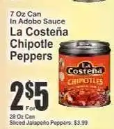 Key Food La Costeña Chipotle Peppers offer