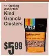 Key Food Kind Granola Clusters offer