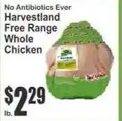 Key Food Harvestland Free Range Whole Chicken offer