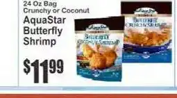 Key Food AquaStar Butterfly Shrimp offer
