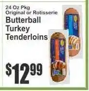 Key Food Butterball Turkey Tenderloins offer