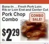 Key Food Pork Chop Combo offer