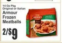 Key Food Armour Frozen Meatballs offer