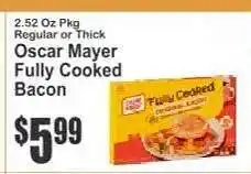 Key Food Oscar Mayer Fully Cooked Bacon offer