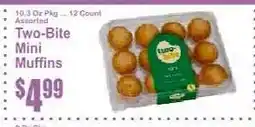 Key Food Two Bite Mini Muffins offer