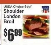 Key Food USDA Choice Beef Shoulder London Broil offer