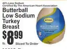 Key Food Butterball Low Sodium Turkey Breast offer