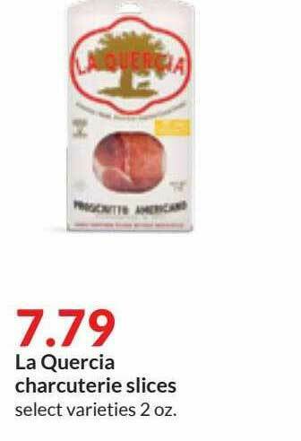 Hy-Vee La Quercia Charcuterie Slices offer