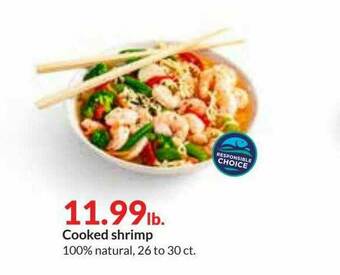 Hy-Vee Cooked Shrimp offer