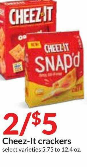 Hy-Vee Cheez-It Crackers offer